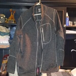 Zone Pro Men's Dark Gray Zip-Up Sweater